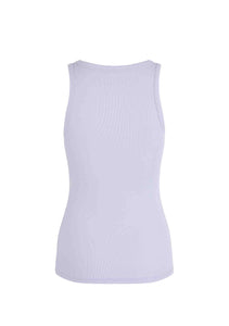 HIGH FRONT Tank // Lavender blue