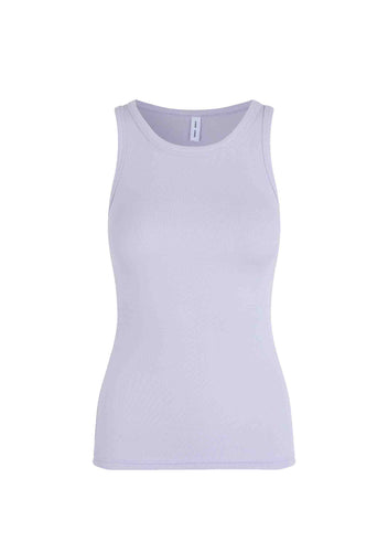 HIGH FRONT Tank // Lavender blue