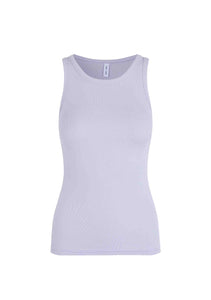 HIGH FRONT Tank // Lavender blue