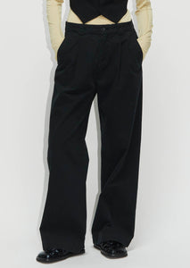 RELAXED CHINOS // Black