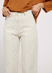 BARREL Pants // Cream white