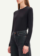 Load image into Gallery viewer, LS TIGHT TENCEL Basic // Black