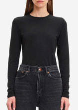 Load image into Gallery viewer, LS TIGHT TENCEL Basic // Black