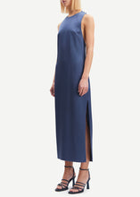 Load image into Gallery viewer, TWISTED BACK Dress // Nightshadow blue