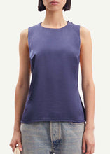 Load image into Gallery viewer, TWISTED BACK Top // Nightshadow blue