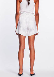 DRAWSTRING SHORTS // White