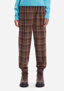 PLAID Pants // Brown check