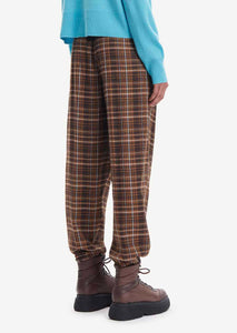 PLAID Pants // Brown check