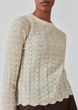 Load image into Gallery viewer, EYELET CROP Knit // Summer sand