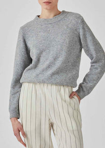 FINE KNITTED Knit // Grey melange