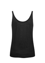 Load image into Gallery viewer, LINEN BASIC Tank // Black