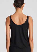 Load image into Gallery viewer, LINEN BASIC Tank // Black