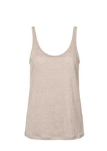 Load image into Gallery viewer, LINEN BASIC Tank // Natural