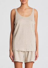 Load image into Gallery viewer, LINEN BASIC Tank // Natural