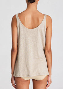 LINEN BASIC Tank // Natural