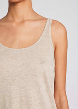 Load image into Gallery viewer, LINEN BASIC Tank // Natural