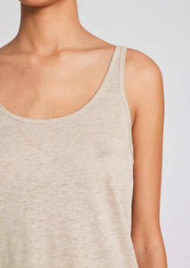 LINEN BASIC Tank // Natural