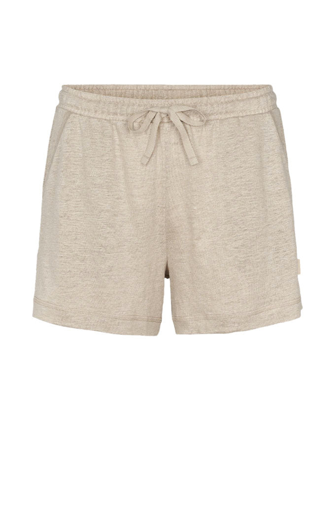 LINEN BASIC Shorts // Natural