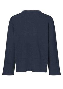 COTTON JUMPER Knit // Navy sky