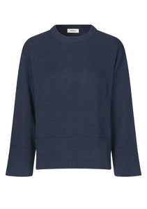 COTTON JUMPER Knit // Navy sky