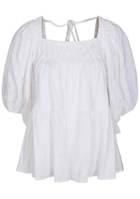 Load image into Gallery viewer, PUFFY SLEEVE Top // White