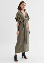 Load image into Gallery viewer, ROPE Dress // Green olive