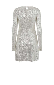 SEQUINS Dress // Silver