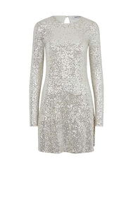 SEQUINS Dress // Silver