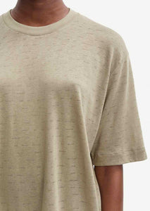 SLUB T Top // Silver sage