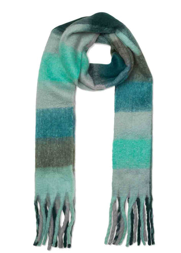 SNUG Scarf // Faded green check