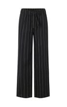 Load image into Gallery viewer, STRIPED LINEN Pants // Black