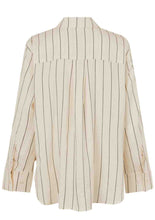 Load image into Gallery viewer, STRIPED LINEN Top // Cream