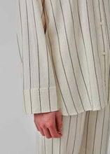 Load image into Gallery viewer, STRIPED LINEN Top // Cream