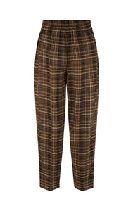 PLAID Pants // Brown check