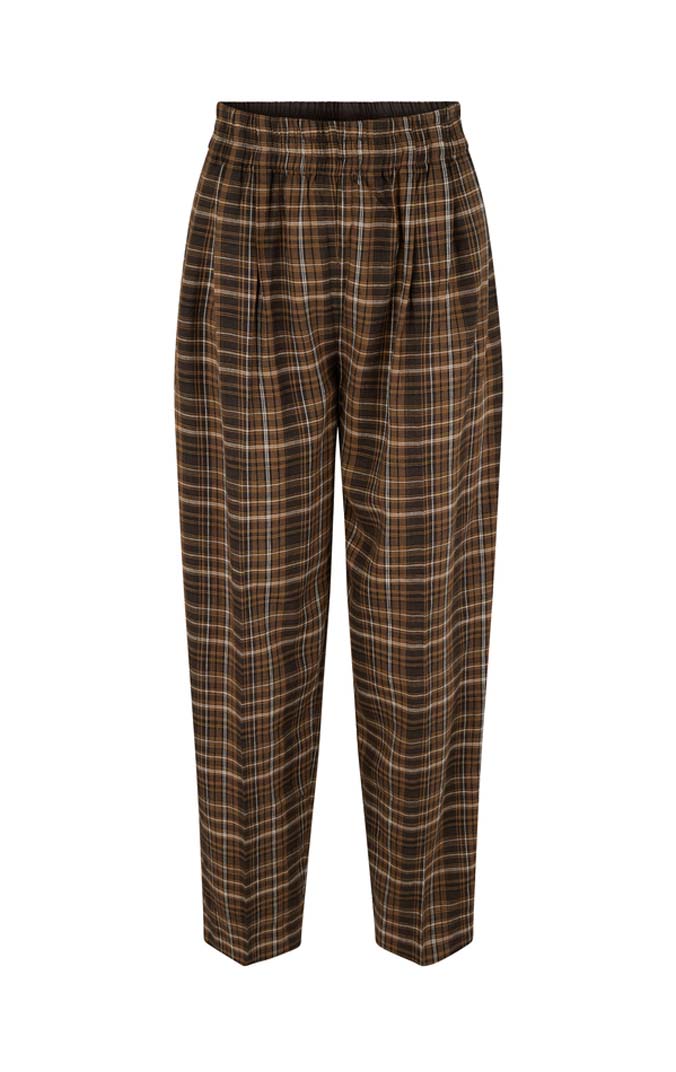 PLAID Pants // Brown check