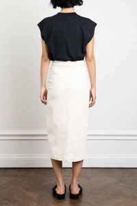 PENCIL Skirt // Ecru