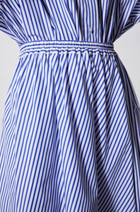 CRISPY COTTON Skirt // Blue stripes