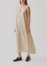 Load image into Gallery viewer, PRINTED SLEEVELESS Dress // Cream mini topaz