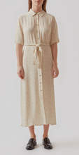 Load image into Gallery viewer, SHIRTDRESS Dress // Cream mini topaz