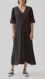 POLKA Dress // Black/White dots