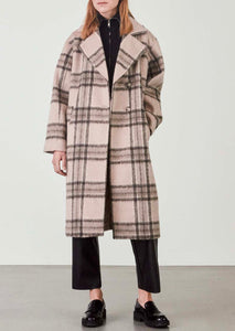 SOFT CHECKERED Coat // Atmosphere check