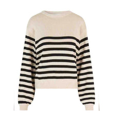 Load image into Gallery viewer, STRIPES COTTON Knit // Black Stripe