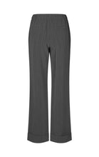 Load image into Gallery viewer, WIDE TURN UP LEG Pants // Grey pinstripes