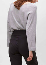 Load image into Gallery viewer, 4/5 SLEEVE Knit // Grey melange