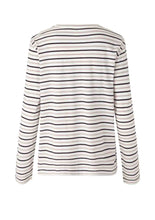 Load image into Gallery viewer, COTTON STRIPES LS Basic // Choco bark st.