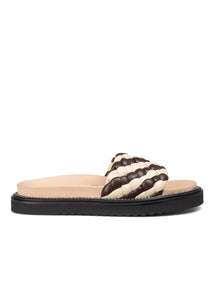 BRAIDED Sandals // Angora multi