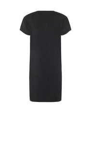 CUPRO TEE Dress // Black