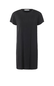 CUPRO TEE Dress // Black