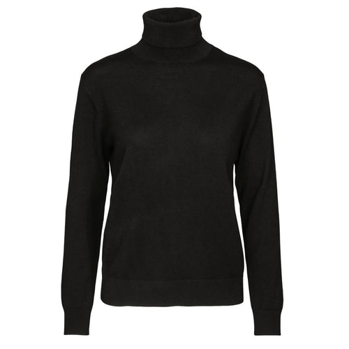 HIGH ROLL NECK Knit // Black