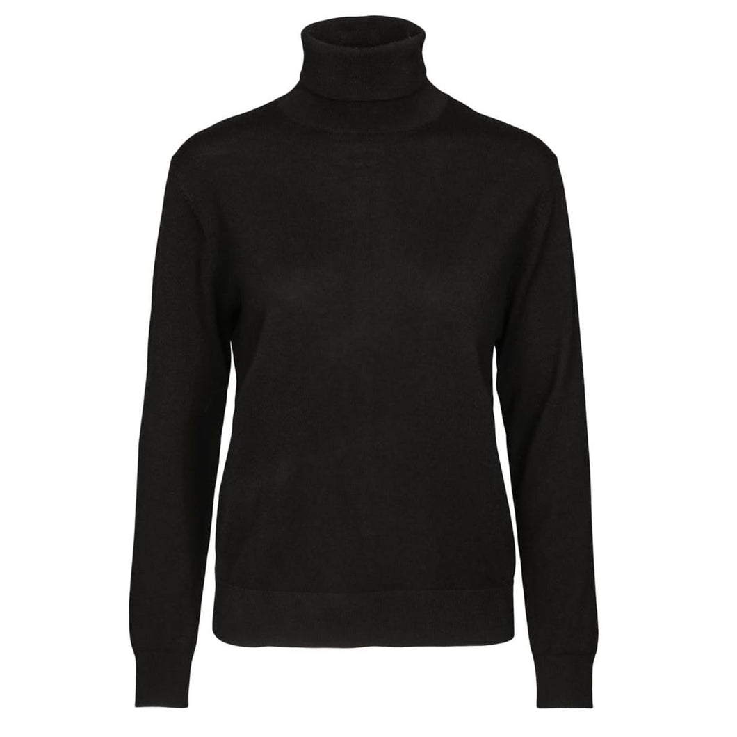 HIGH ROLL NECK Knit // Black